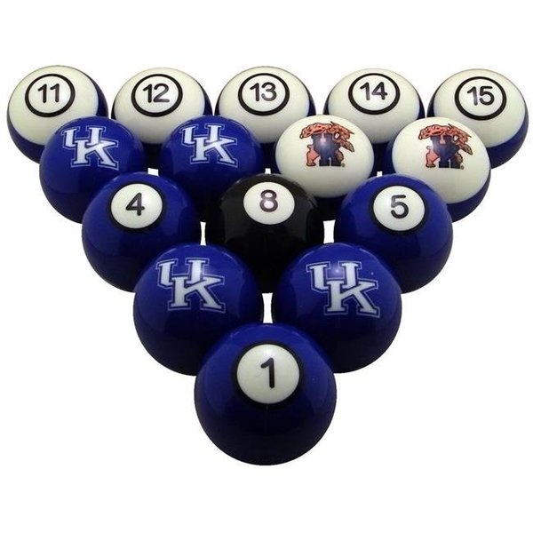 Wave7 Wave7 UKYBBS100N University Of Kentucky Billiard Numbered Ball Set UKYBBS100N